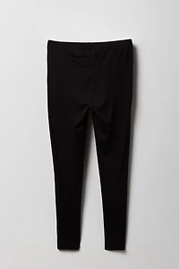 Legging uni et imprimé doux pour filles (paquet de 2)