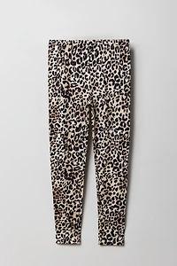 Legging uni et imprimé doux pour filles (paquet de 2)