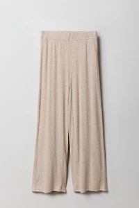 Pantalon côtelé à jambe large pour filles