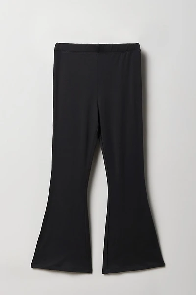 Legging doux à jambe évasée pour fille