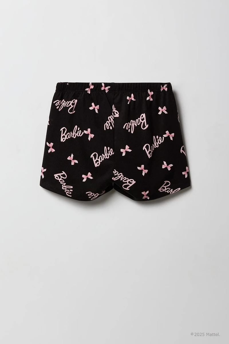 Ensemble-pyjama 2 pièces haut boutonné et short Barbie Girls