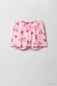 Ensemble-pyjama 2 pièces haut boutonné et short Barbie Girls