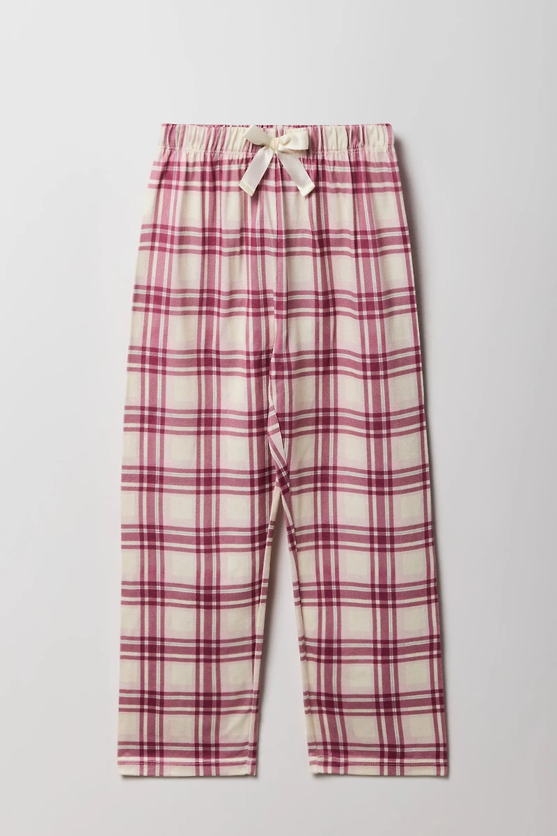 Girls Plaid Pajama Pant