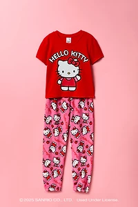 Ensemble pyjama avec t-shirt et pantalon à imprimé Hello Kitty®