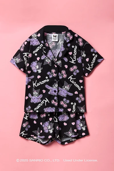 Kuromi™ Girls Top & Short 2 Piece Pajama Set