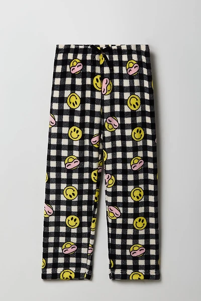 Pantalon de pyjama pelucheux imprimé pour filles