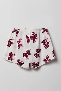 Girls Button-Up Top & Short Pajama Set