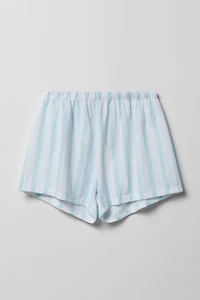 Girls Button-Up Top & Short Pajama Set