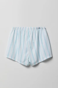Girls Button-Up Top & Short Pajama Set