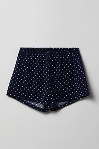 Girls Button-Up Top & Short Pajama Set