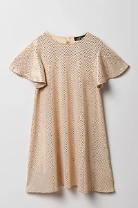 Girls Sequin Shift Dress
