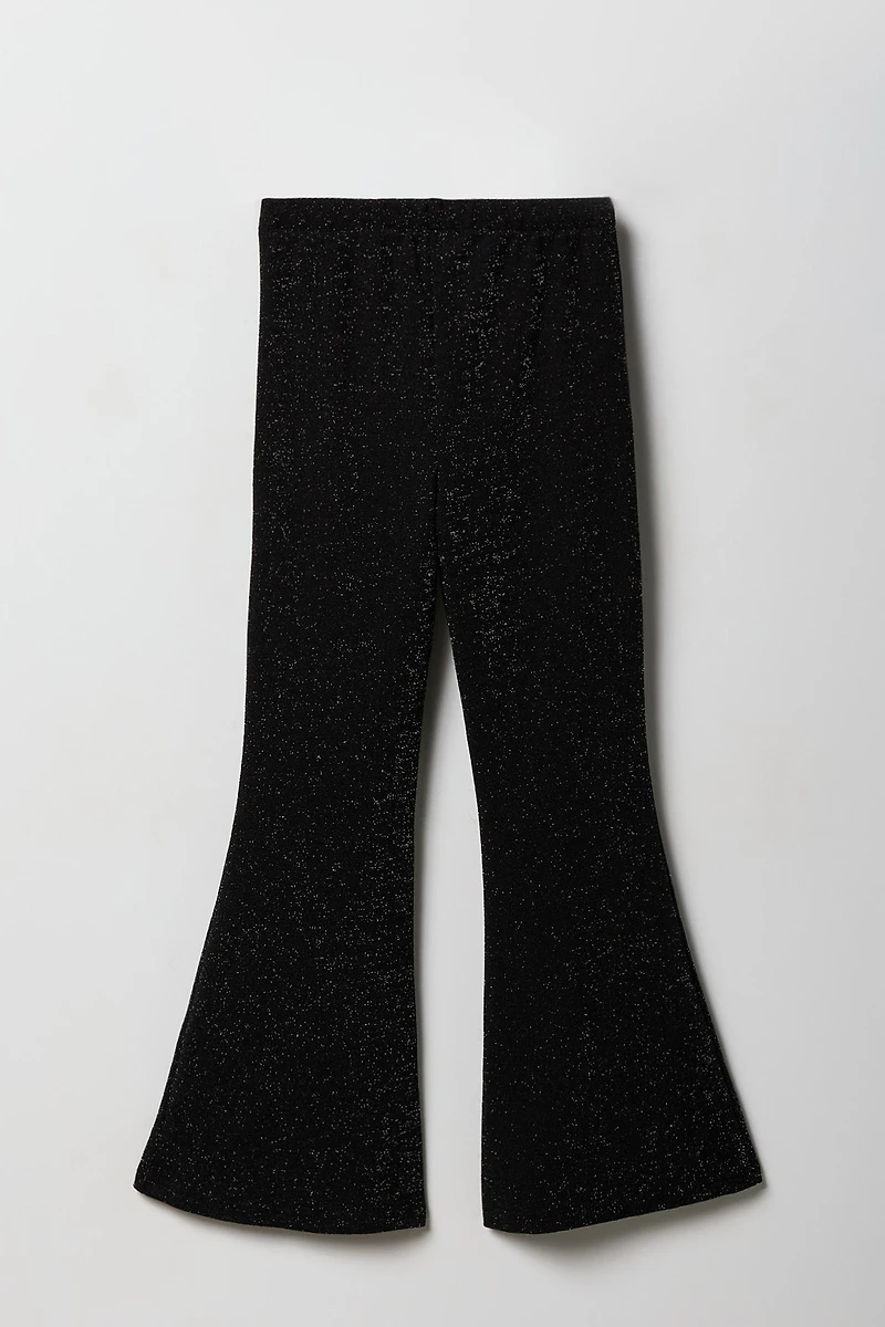 Girls Glitter Flare Pant
