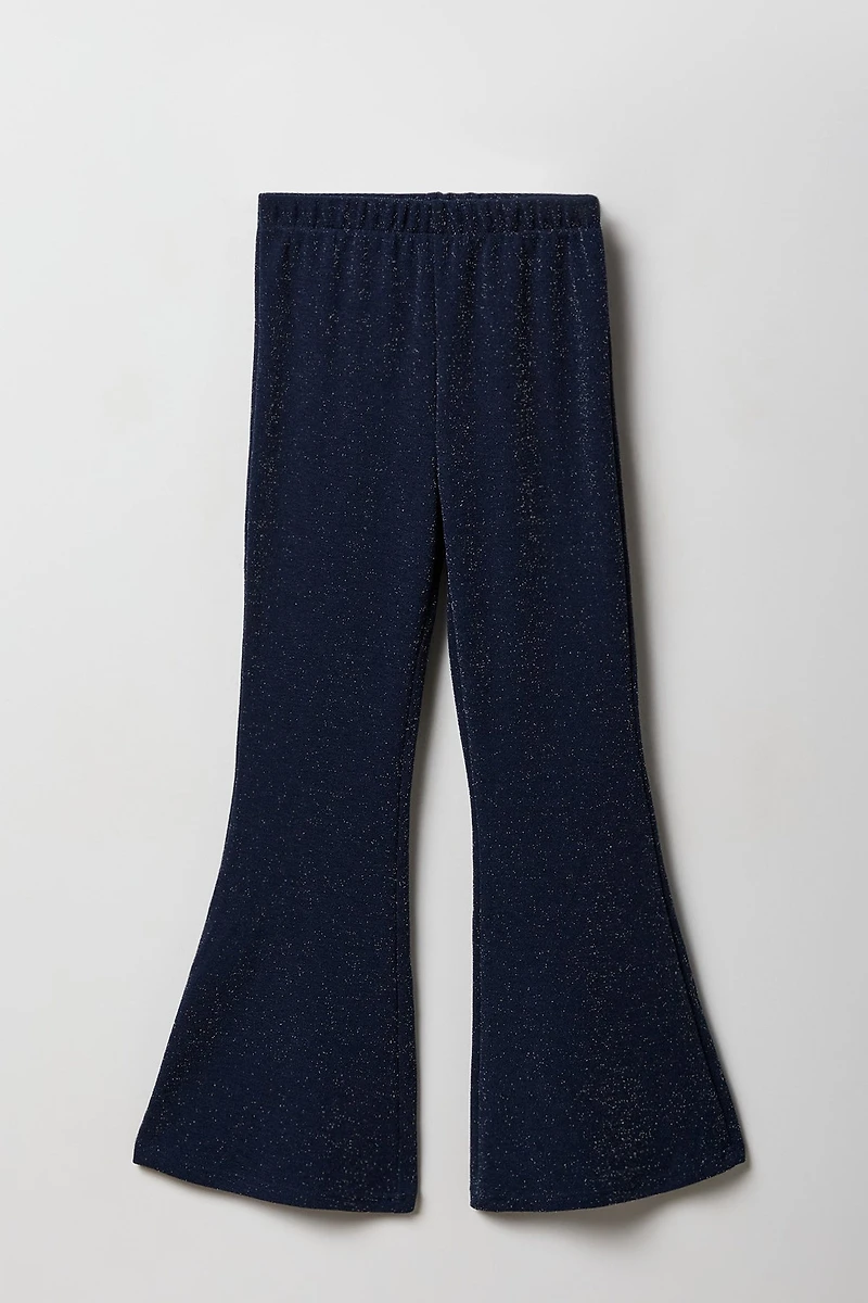 Pantalon évasé scintillant pour filles