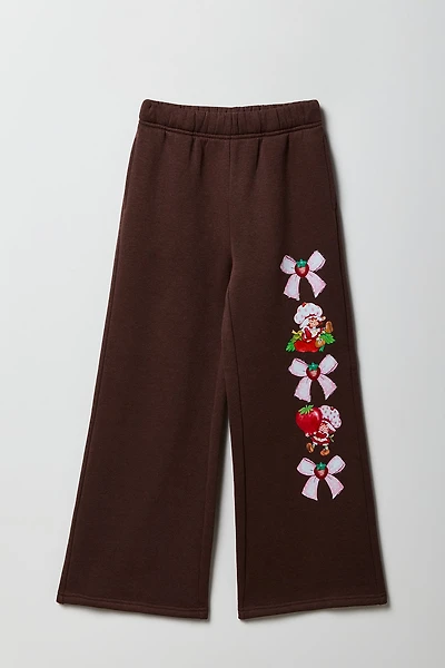 Girls Strawberry Shortcake Wide Leg Sweatpant
