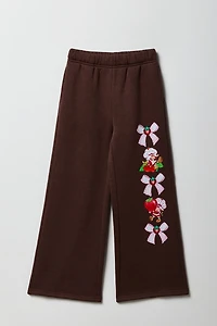 Girls Strawberry Shortcake Wide Leg Sweatpant