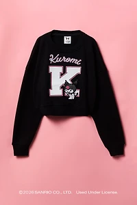 Kuromi™ Girls Embroidered Fleece Sweatshirt