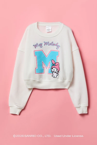 My Melody™ Girls Embroidered Fleece Sweatshirt