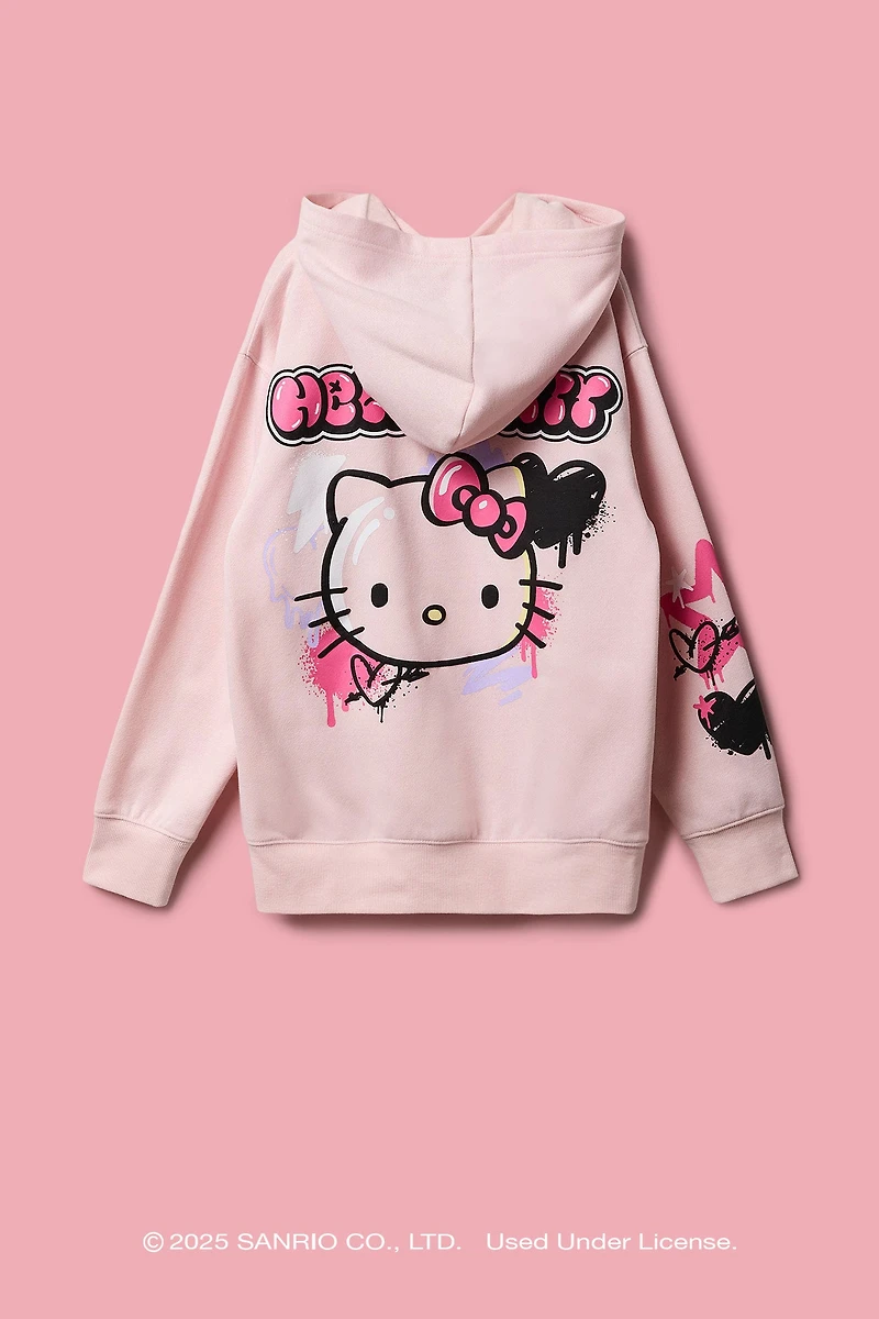 Hello Kitty® Girls Puff Print Hoodie
