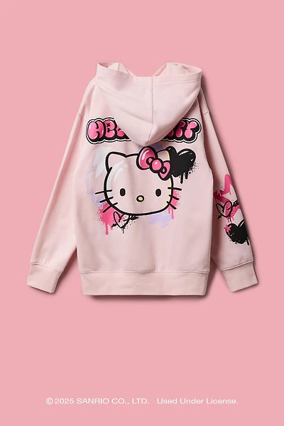 Hello Kitty® Girls Puff Print Hoodie