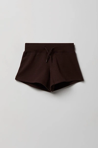 Short Active en molleton et tissu bouclé de luxe pour fille