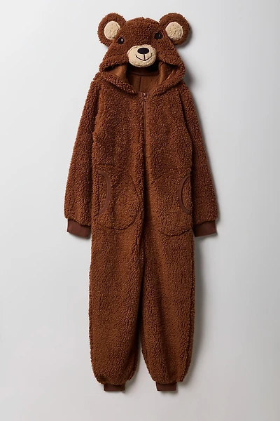 Kids Bear Sherpa 3D Onesie