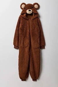Kids Bear Sherpa 3D Onesie