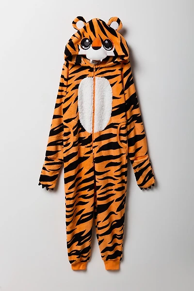 Kids Tiger Plush 3D Onesie