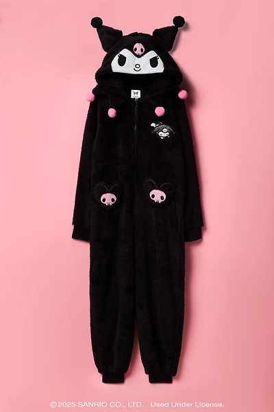 Kuromi™ Girls 3D Sherpa Onesie