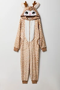 Kids 3D Deer Plush Onesie