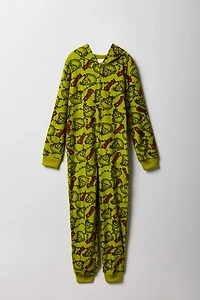 Kids Grinch Plush Onesie