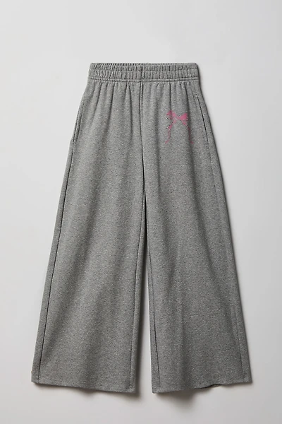Girls Active Graphic Wide Leg Pant