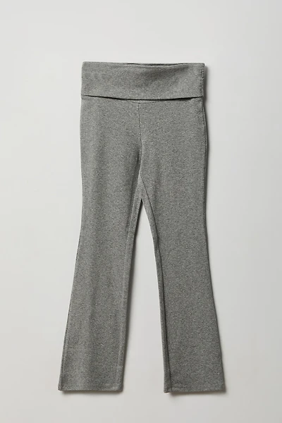 Pantalon à jambe évasée Active avec taille pliée pour fille