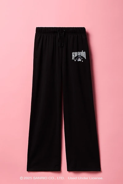 Pantalon d'entraînement en molleton à imprimé Kuromi pour fille