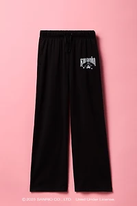 Pantalon d'entraînement en molleton à imprimé Kuromi pour fille