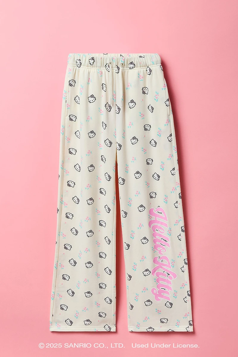 Pantalon d'entraînement en molleton à imprimé Hello Kitty® pour fille