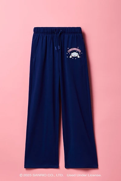 Pantalon d'entraînement en molleton avec motif brodé Cinnamoroll™ pour fille