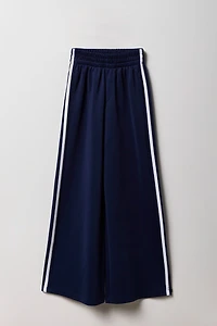 Pantalon Active à jambe large avec rayures latérales pour fille