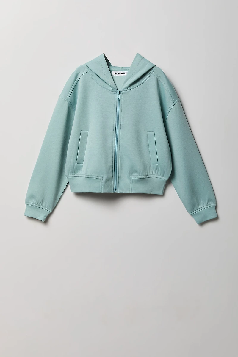 Girls Active Scuba Boxy Zip-Up Hoodie