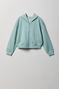 Girls Active Scuba Boxy Zip-Up Hoodie