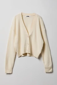 Cardigan boutonné à encolure en V pour fille