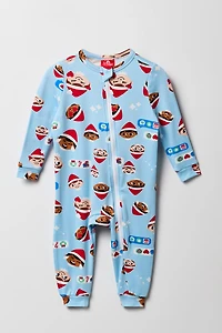 Baby Fammy Jammies Texting Crew Elf on the Shelf Onesie