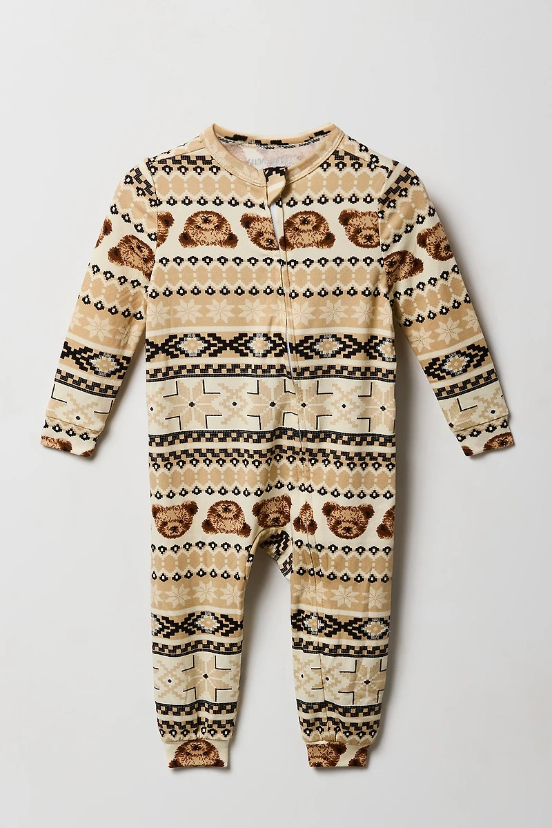 Combinaison Pyjamas de famille à imprimé Bear Hugs pour béb