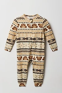 Combinaison Pyjamas de famille à imprimé Bear Hugs pour béb