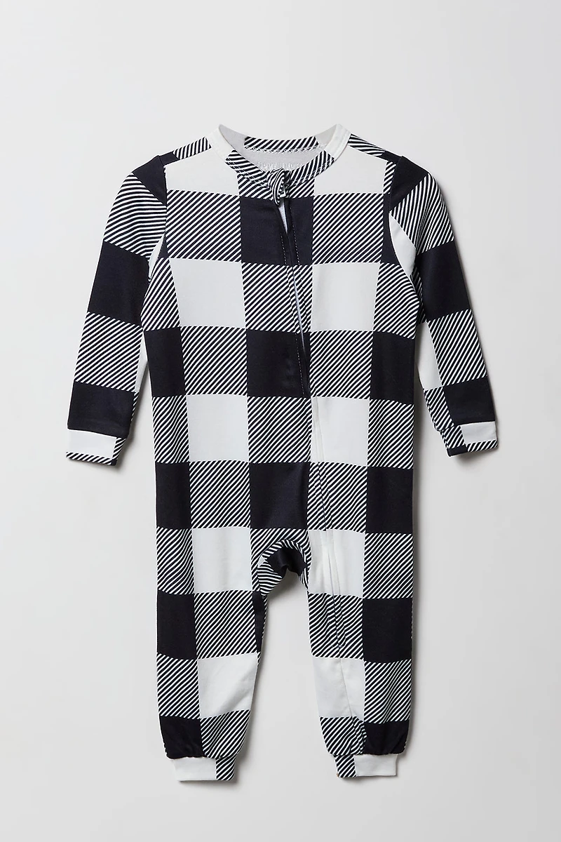 Combinaison Pyjamas de famille à imprimé Moosing Around pour béb