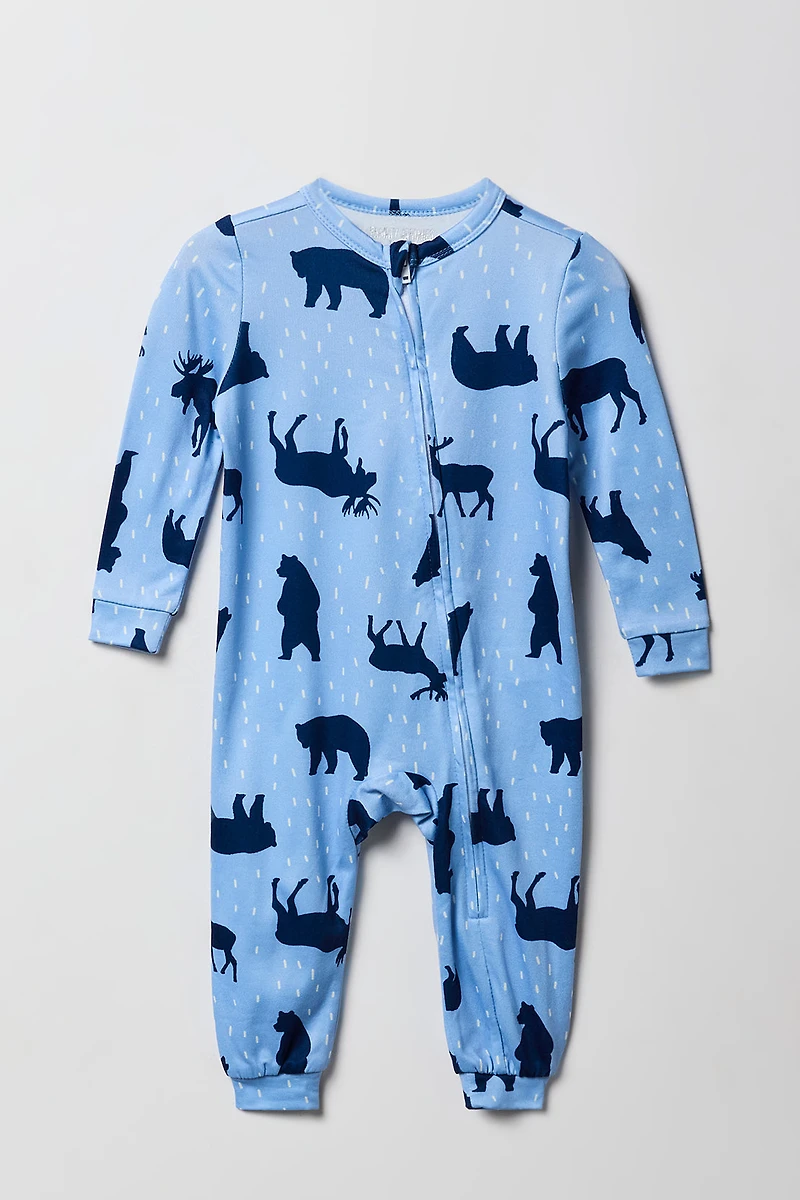 Combinaison Pyjamas de famille à imprimé Cozy Crew pour bébé