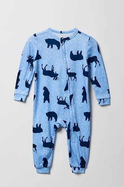 Combinaison Pyjamas de famille à imprimé Cozy Crew pour bébé