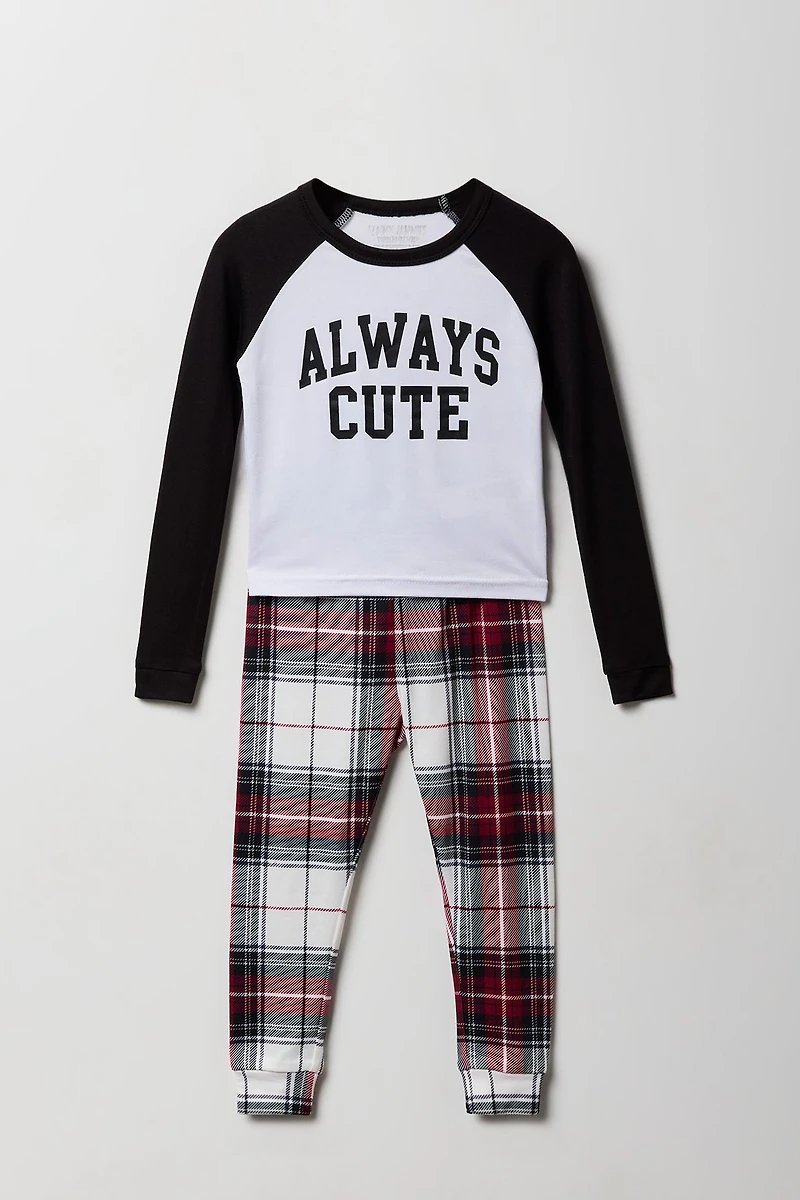 Ensemble deux-pièces Pyjamas de famille à imprimé Always Matching pour tout-petit