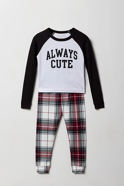 Ensemble deux-pièces Pyjamas de famille à imprimé Always Matching pour tout-petit