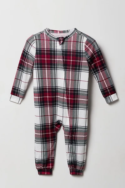 Combinaison Pyjamas de famille à carreaux pour béb