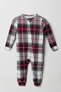 Combinaison Pyjamas de famille à carreaux pour béb